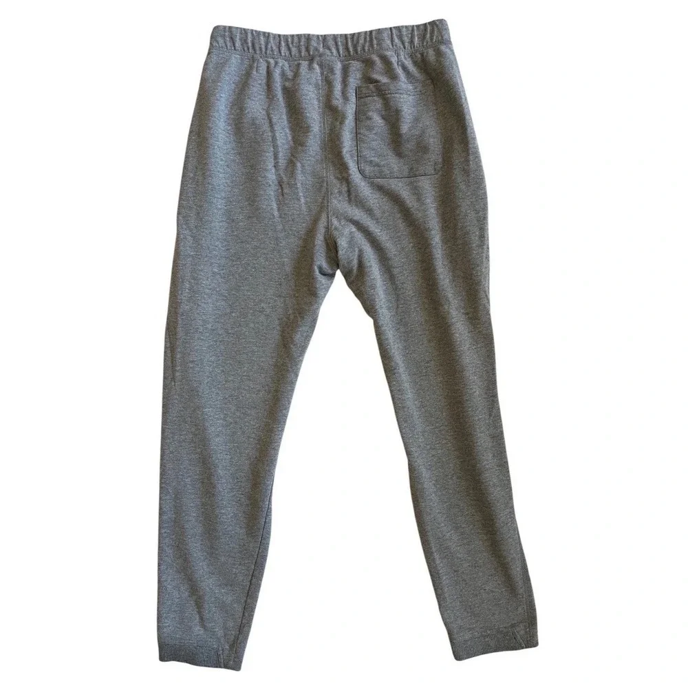 Eddie Bauer Mens Gray Sleepwear Lounge Jogger Pants Medium Heathered Fleece